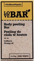 Body Peeling Bar lichaamsscrub Koffie & Sinaasappelolie 2x30g