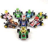 Mario Kart set van 8 - Super Mario  - Luigi - Yoshi - Prinses - Toad - Donkey Kong - Bowser - Koopa - Speelgoed Auto's - Miniatuur - Collector's Item - Mini Auto's - Sinterklaas Cadeau