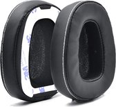 Luxe Lederen Oorkussen Set Geschikt Voor Skullcandy Crusher Wired - Vervangende Koptelefoon Earpads - Oor Kussens - Ear Pads - Oorkussens Met Memory Foam Binnenlaag - Zwart