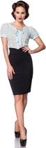 Belsira Jasmine 50's Pencil Rok Zwart