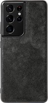 Samsung Galaxy S21 Ultra - Alcantara Back Cover - Space Grey