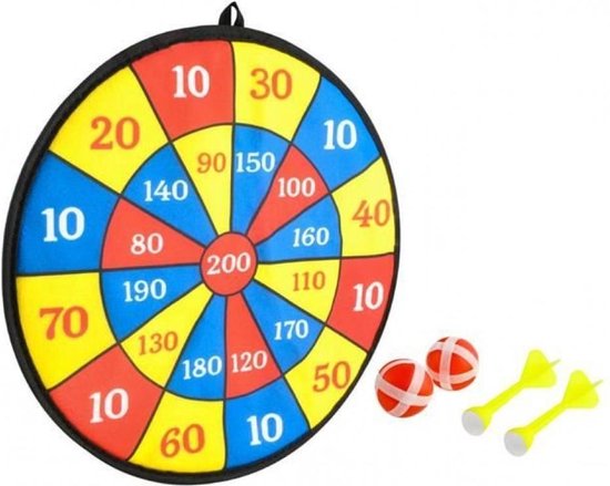Afbeelding van het spel Dartbord met klittenband en Ballen