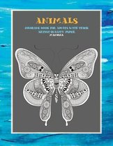 Animals Mandala - Coloring Book for Adults with Thick Artist Quality paper