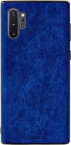 Samsung Galaxy Note 10 Plus Alcantara Case 2020 - Blauw