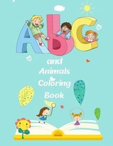 ABC and Animals Coloring Book