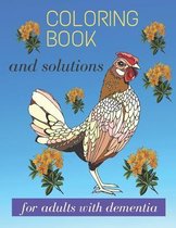 Coloring book and solutions for adults with dementia