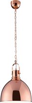 LED Hanglamp - Hangverlichting - Nitron Jesper - E27 Fitting - Rond - Mat Koper - Aluminium