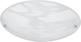 LED Plafondlamp - Plafondverlichting - Nitron Linola - E27 Fitting - Rond - Mat Grijs - Aluminium
