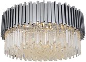 Kroonluchter - Plafondlamp -Same Zilver Kristallen Gouden Kroonluchter 45 CM