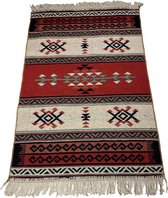 Kelim Vloerkleed Gölhisar - Kelim Kleed - Kelim Tapijt - Turkish kilim - Oosterse Vloerkleed - 60x90 cm