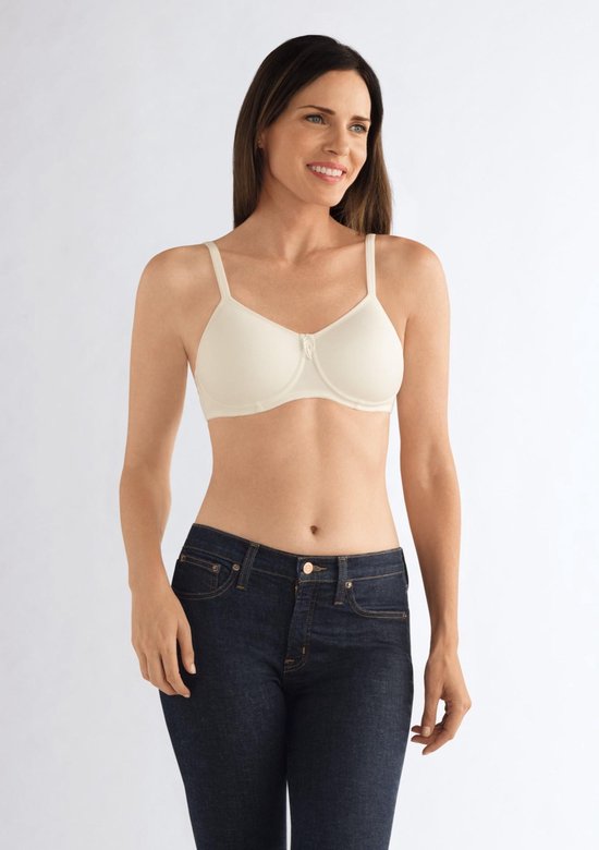 Amoena Prothèse Soutien-Gorge Préformé Sans Armature Lara SB Blanc Cassé - Taille 100C