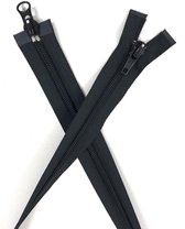 YKK rits dubbel deelbaar spiraal 65 cm zwart