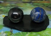 Shungiet harmoniser bollen met lapis lazuli 50 mm