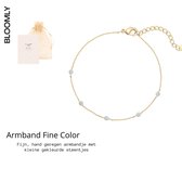Armband Fine Color - kralen - stainless steel