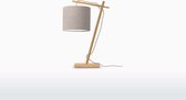 GOOD&MOJO Tafellamp Andes - Bamboe/Taupe - 30x18x46cm - Scandinavisch,Bohemian