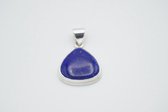 Zilveren ketting hanger Lapis lazuli