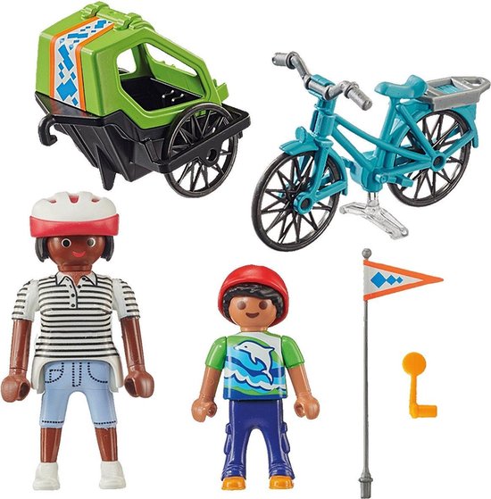 Jouet Playmobil 70061 Spécial PLUS Enfants avec Vélo et Rollers