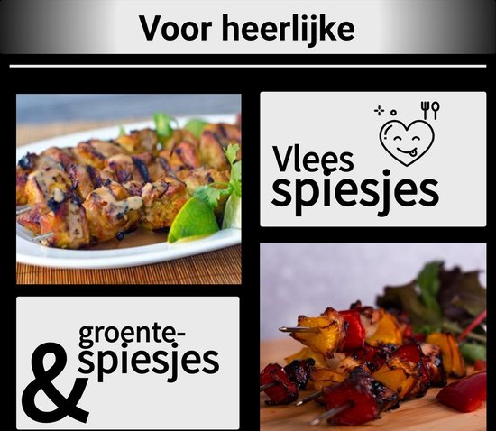Air Fryer Spieß Rack Gitter Kompatibel mit Cosori, Chefman, Philips und mehr, Doppelregal Kabob Airfryer Zubehör für Bella, Dash, Nuwave® Brio, Mehrzweck-Edelstahl