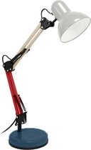 Fisura Bureaulamp Ralph | Retrolook | Wit Rood en Blauw