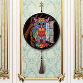 Diamond Painting Rond Frame Owl