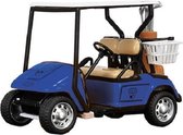 METAL Golfkar pull back 4-ass | golfauto | golf | auto | blauw | metaal