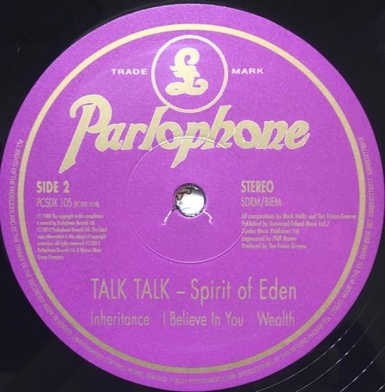 Talk Talk Spirit Of Eden LP bol