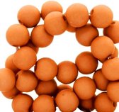 Acryl kralen - oranje - 4mm, 6mm & 8mm - 140 stuks