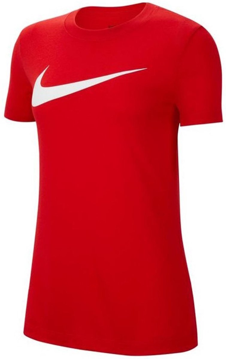 Nike Nike Park20 Dry Sportshirt - Maat M  - Vrouwen - rood - wit