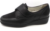 Waldläufer Dames Klittenbandschoen Bea 645030 Zwart - Wijdte K - Maat 7½