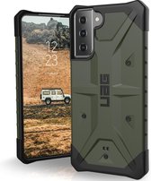 UAG - Pathfinder backcover hoes - Geschikt voor Samsung Galaxy S21 Plus / S21+ - Groen + Lunso Tempered Glass