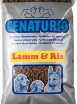 Cenaturio Lamm & Ris - honden droogvoer - 5 KG - alle normaal actieve honden, met voedselallergieën en / of huidproblemen - De voeding wat een dier nodig heeft om fit en gezond te