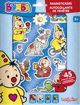 Bambolino Toys - Bumba raamstickers - niet permanente verplaatsbare stickers - met speelachtergrond