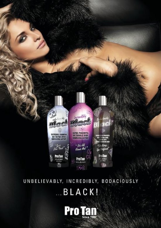 Pro Tan Unbelievably Black 25x DHA Bronzers Zonnebankcreme - 250 ml
