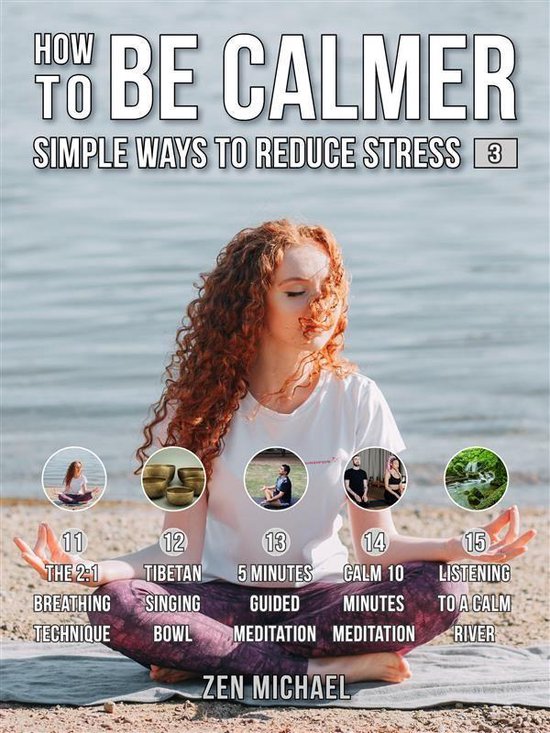 How To Calm Down 3 - How To Be Calmer 3 - Simple Ways To Red ... - cover