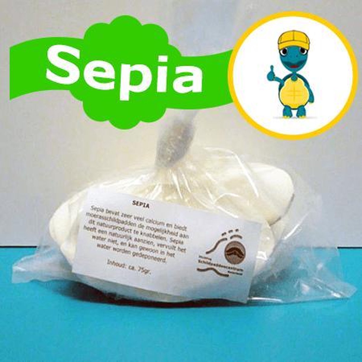 Sepia voor Schildpadden (Voor de benodigde Kalk)