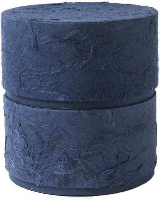 Eco Urn Biologisch afbreekbare urn, cilinder, M, blauw