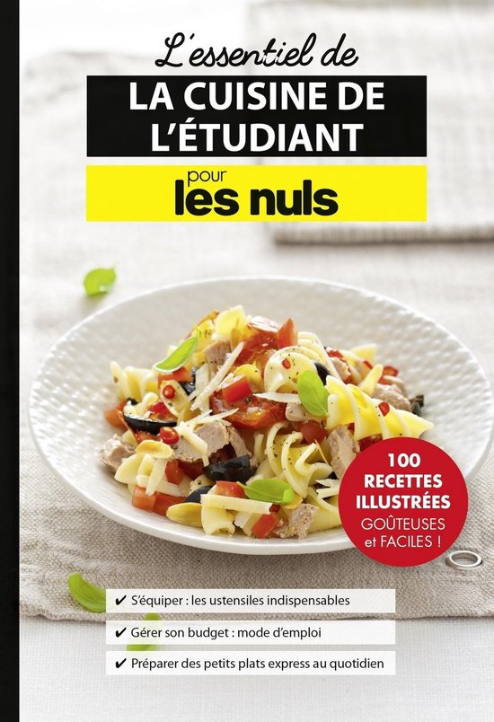 Les essentiels de la cuisine de l'étudiant pour les Nuls - cover