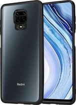 ShieldCase Xiaomi Redmi Note 9 Pro / 9s metallic bumper case - zwart