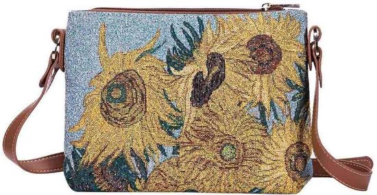 Signare - Schoudertas - Kunst - Gobelin - Sunflower - Vincent van Gogh - Zonnebloemen