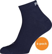 Puma unisex sneaker sokken (6-pack) - navy blauw - Maat: 47-49