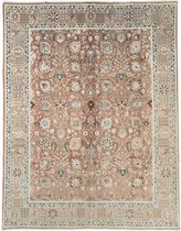 vintage vloerkleed - tapijten woonkamer -Refurbished Afshan 20-30 jaar oud - 377x293