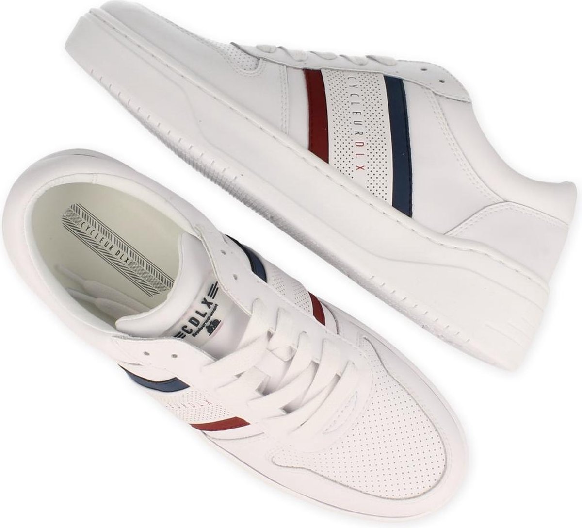 Cycleur De Luxe 727 Sneaker Bumper Lead Wit | 41 - Schoenen.nl