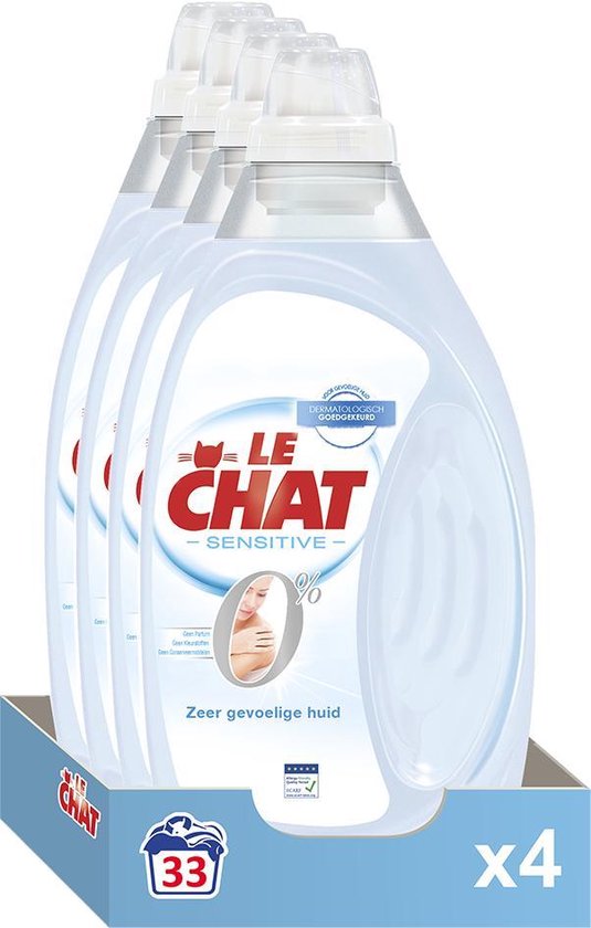 Selectiekader gemak Wantrouwen Le Chat Sensitive 0% Gel Zeer Gevoelige Huid - Vloeibaar Wasmiddel -... |  bol.com