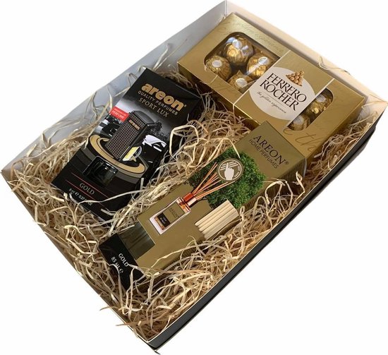 Volharding Civic Invloed Gold pakket - cadeau voor hem - chocolade combinatie - cadeau voor haar -  Kerstcadeau... | bol.com