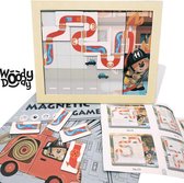 Brandweer Puzzel Bordspel Magnetisch Motoriek en Cognitief Spel met 30 Kaarten - Creatief Puzzelen Jongens Brandweer - WoodyDoody