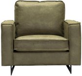 HomingXL fauteuil Riverdance - 85 cm breed - Leer groen