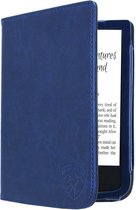 Luxe Hoesje Geschikt voor Pocketbook Touch Lux 4 Hoes Cover Marine Blauw