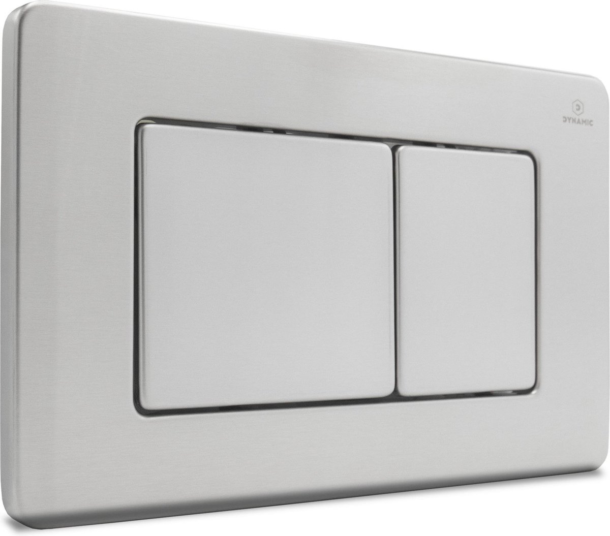 Dynamic Way bedieningspaneel - vierkant RVS - Geberit UP320 en UP720