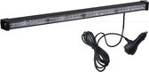 60cm LED bar flitser - ORANJE - R65 R10 - zwaailicht met schakelaar