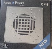 Aquapower design doucheput 15 x 15 cm